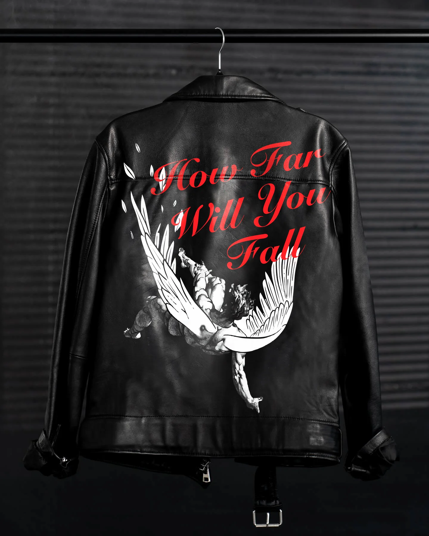FALLEN ANGEL LEATHER JACKET