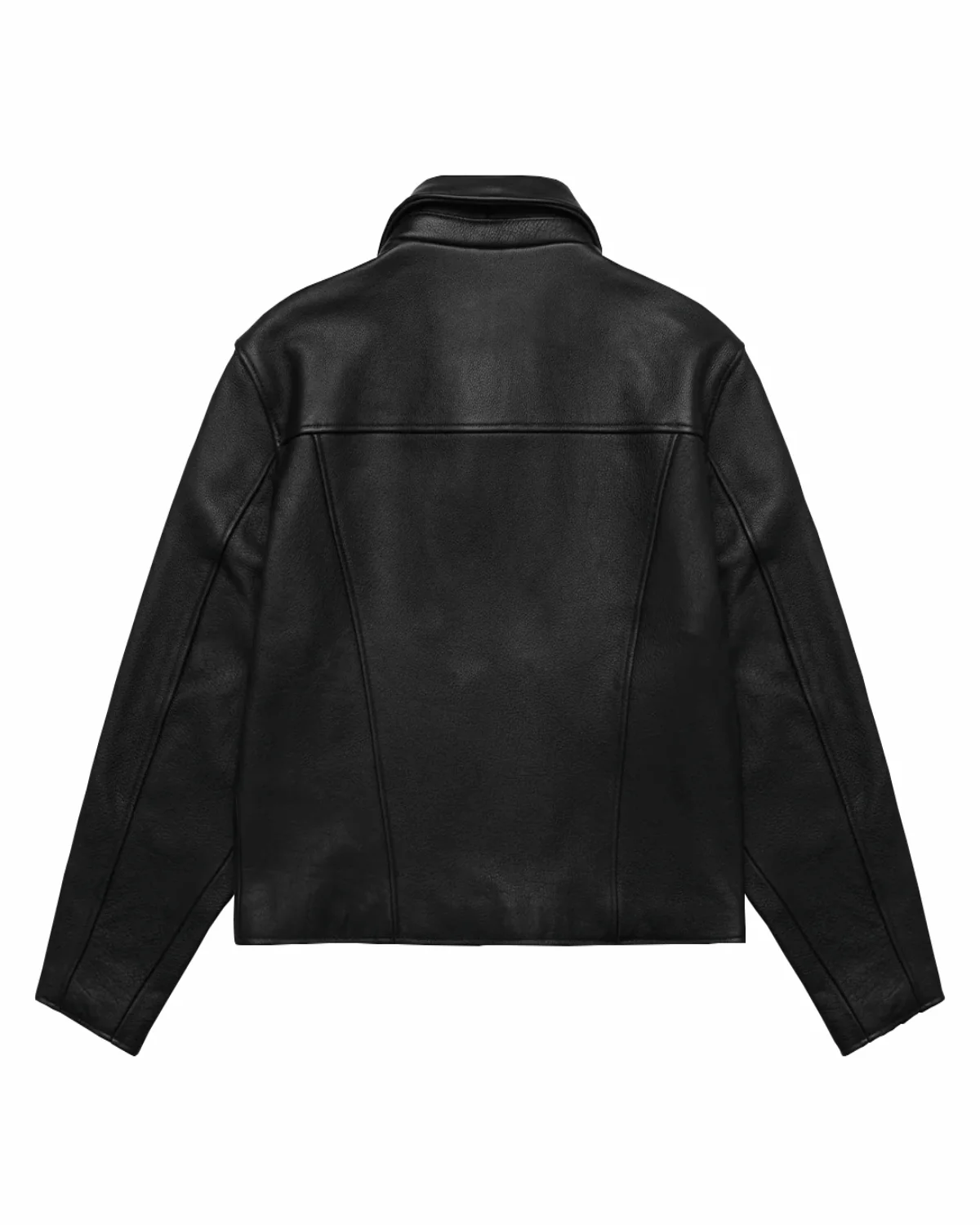 COLLARED LEATHER JACKET - Image 2